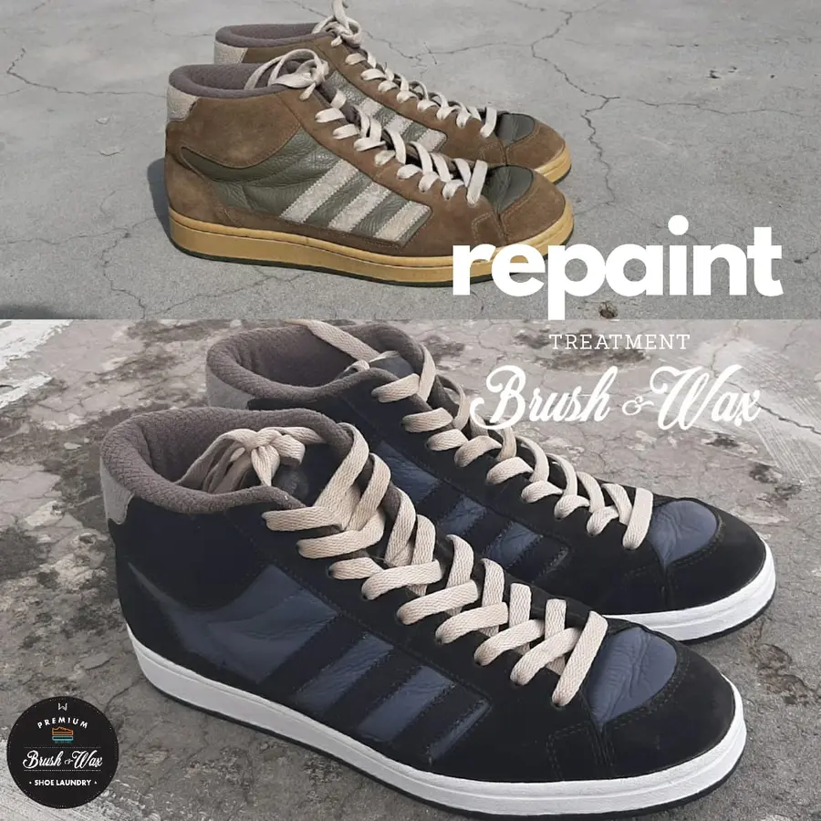 Treatment repaint sepatu Brush and Wax