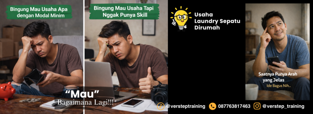 pelatihan laundry sepatu