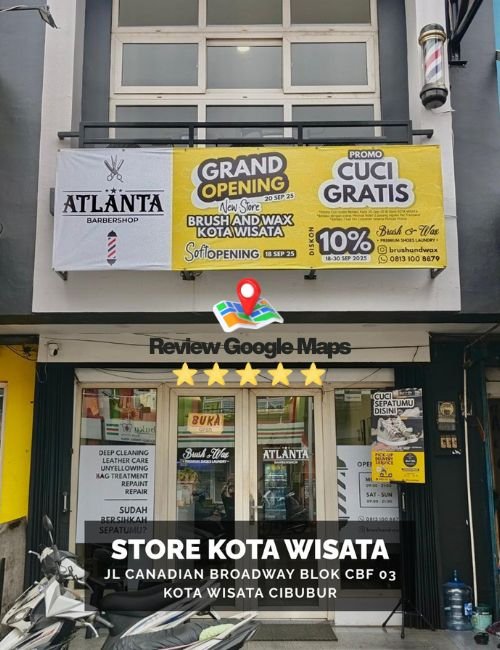 Maps Laundry Sepatu Brushandwax Kota Wisata Cibubur