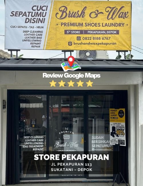 Maps Laundry Sepatu Brushandwax Pekapuran Depok